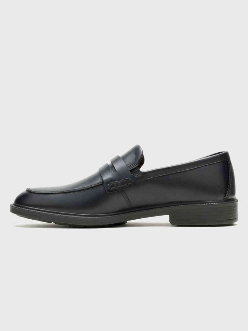 MOCASIN CUERO HOMBRE BANKER PENNY NEGRO HUSH PUPPIES - 5