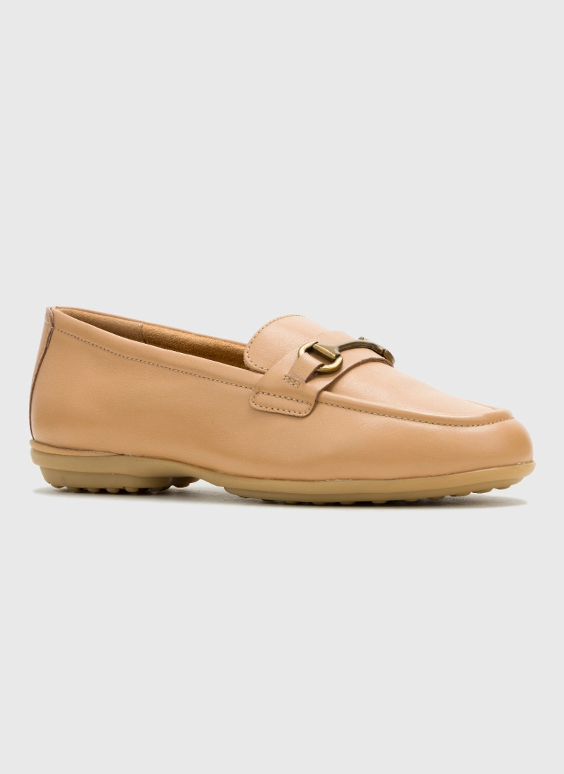 MOCASIN CUERO MUJER ALICE BIT LOAFER CAFE  HUSH PUPPIES - 1