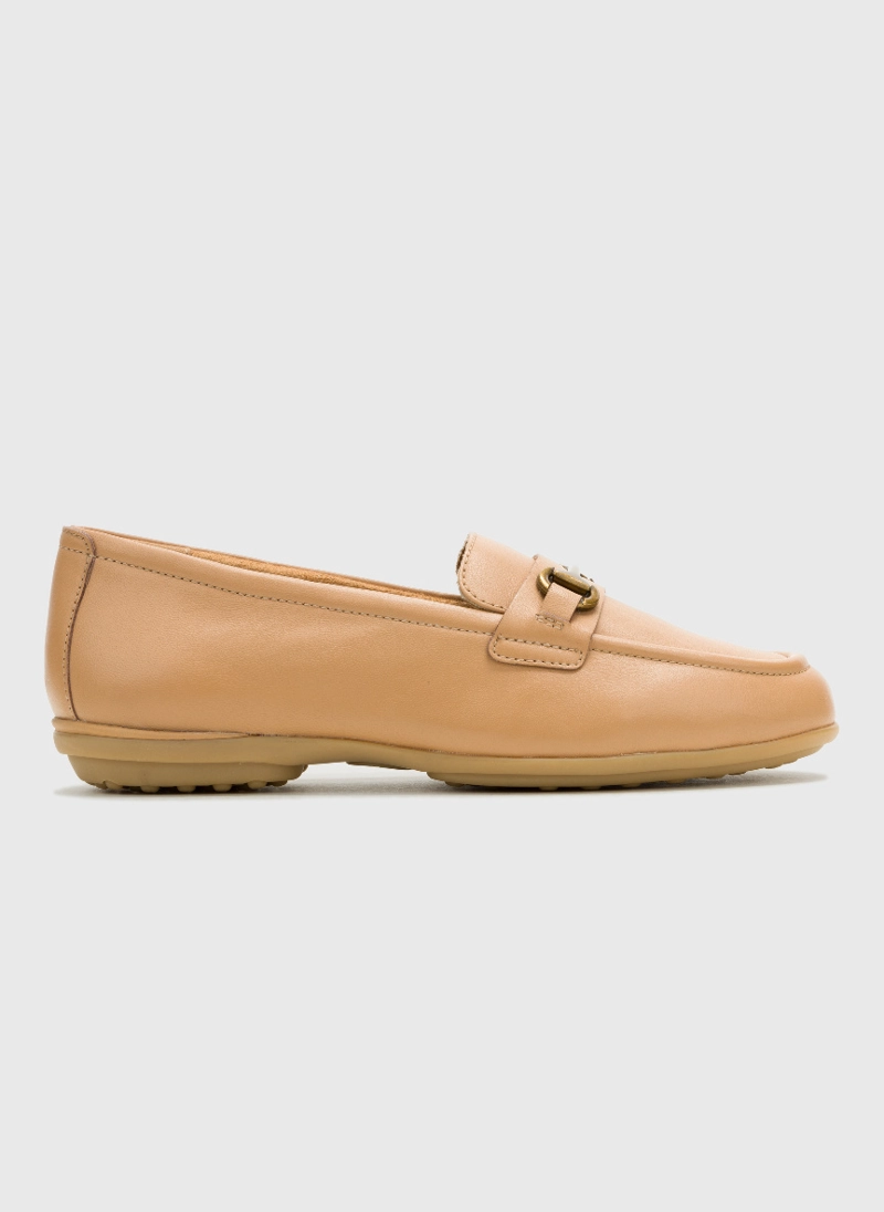 MOCASIN CUERO MUJER ALICE BIT LOAFER CAFE  HUSH PUPPIES - 2