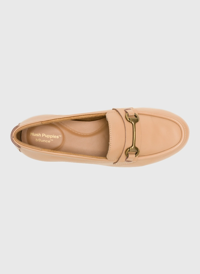 MOCASIN CUERO MUJER ALICE BIT LOAFER CAFE  HUSH PUPPIES - 6