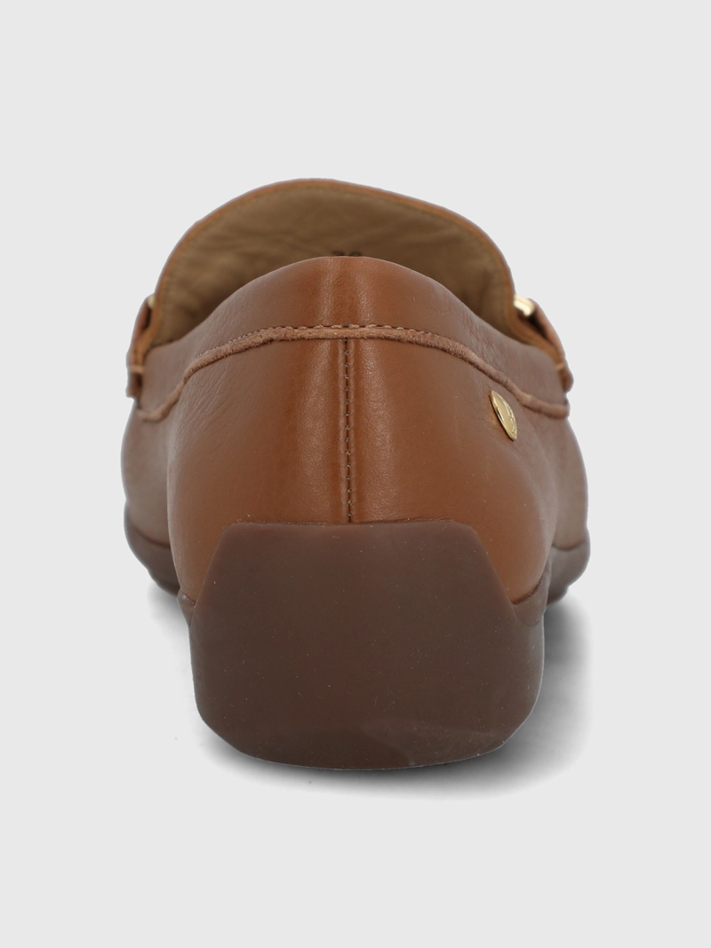 MOCASIN CUERO MUJER NATALIA CAFE  HUSH PUPPIES - 7