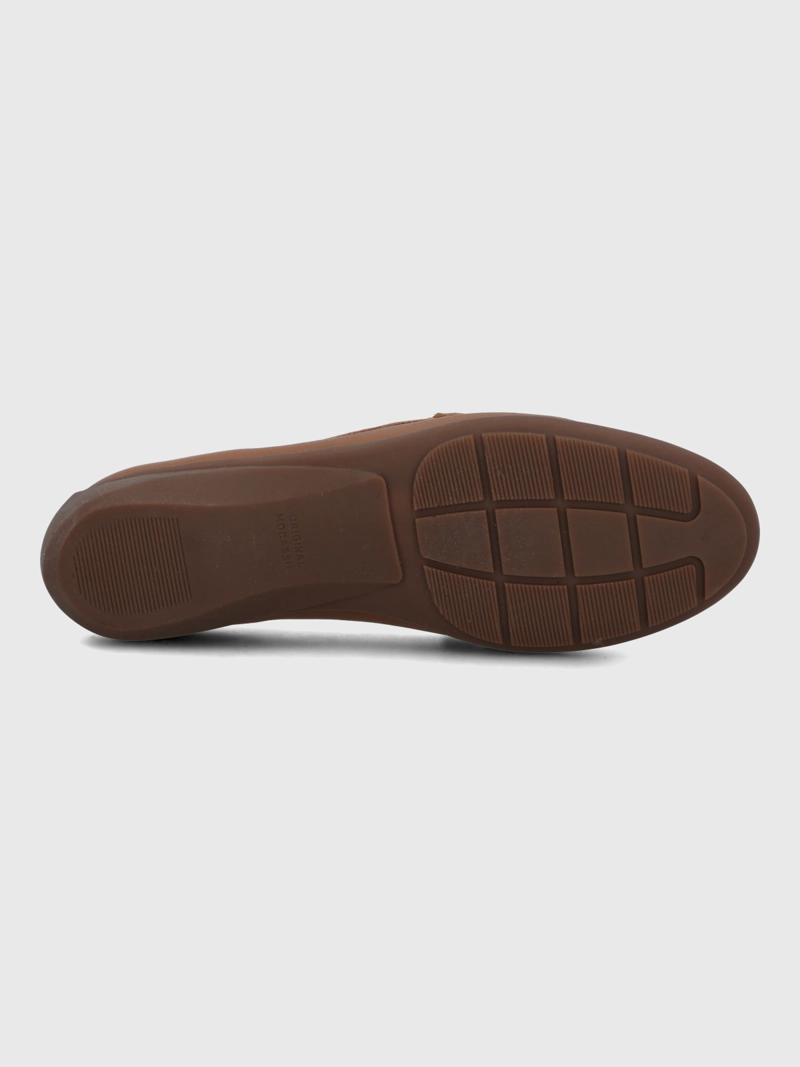 MOCASIN CUERO MUJER NATALIA CAFE  HUSH PUPPIES - 8