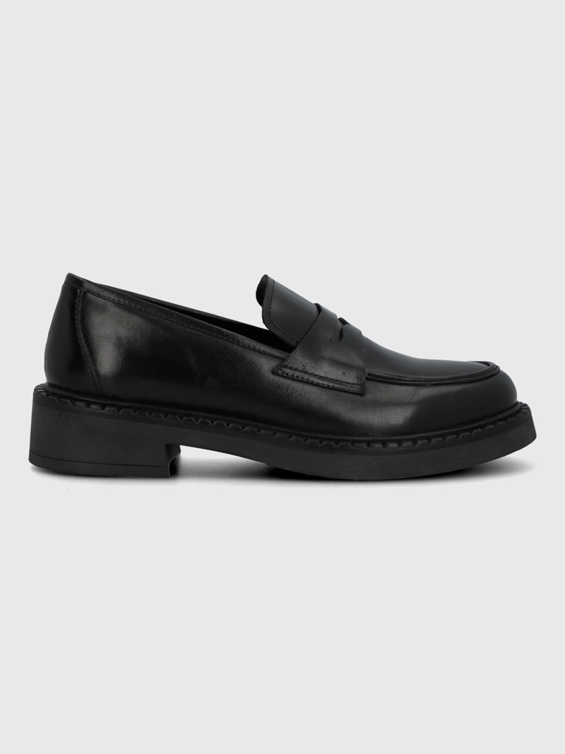 MOCASIN CUERO MUJER RUBERTA NEGRO HUSH PUPPIES - 2
