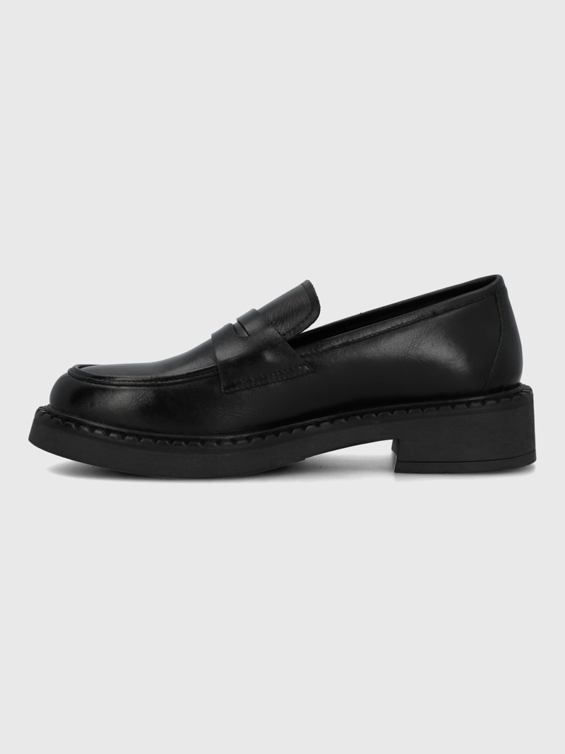 MOCASIN CUERO MUJER RUBERTA NEGRO HUSH PUPPIES - 5