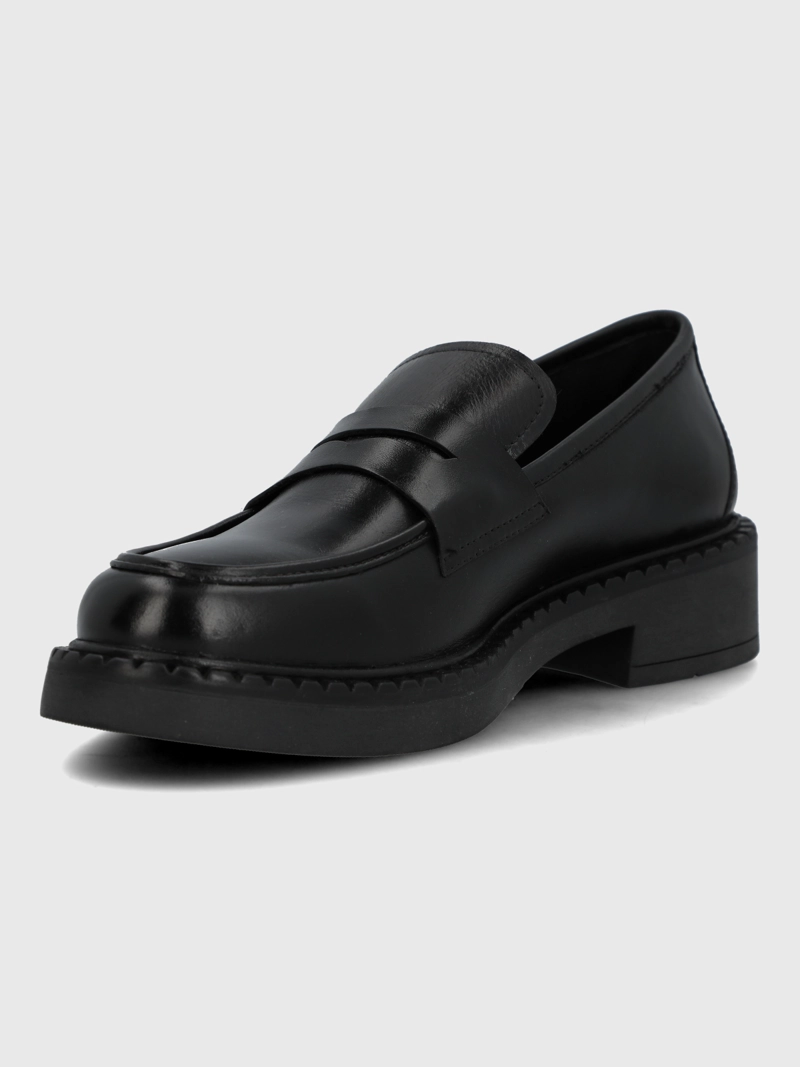 MOCASIN CUERO MUJER RUBERTA NEGRO HUSH PUPPIES - 6