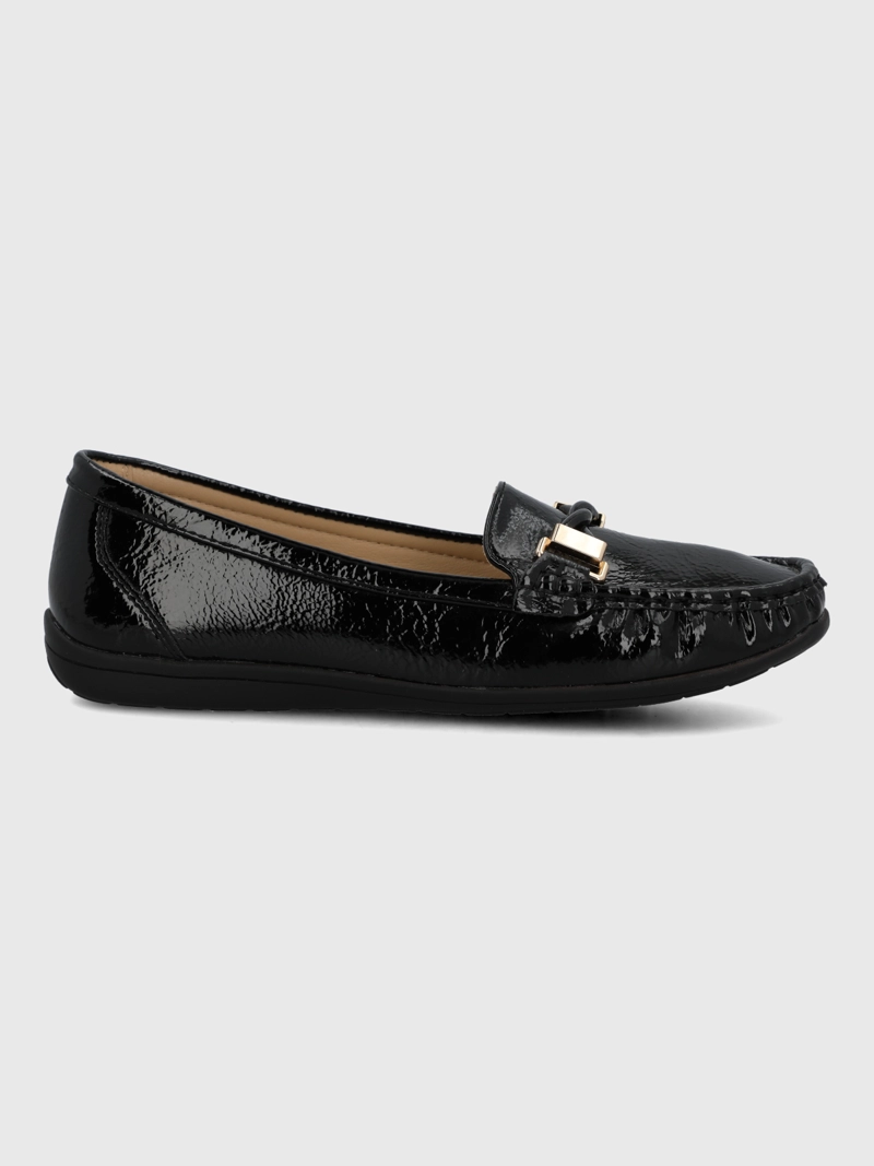 MOCASIN MUJER GRISELDA NEGRO HUSH PUPPIES - 2
