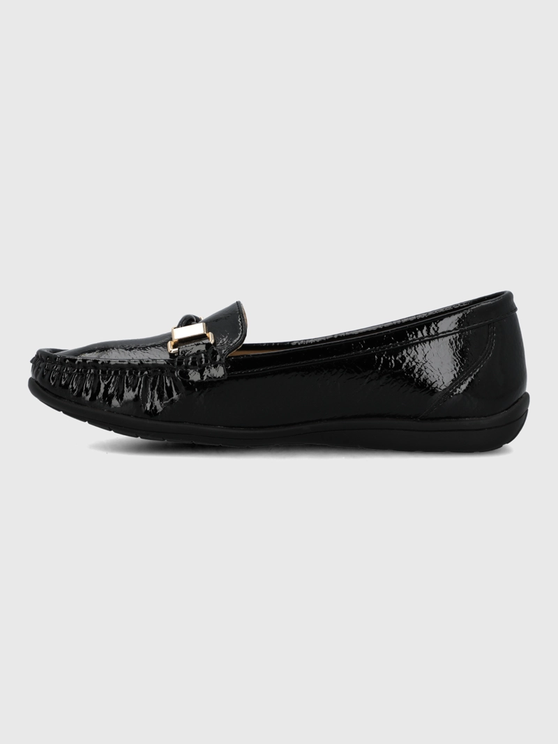MOCASIN MUJER GRISELDA NEGRO HUSH PUPPIES - 5