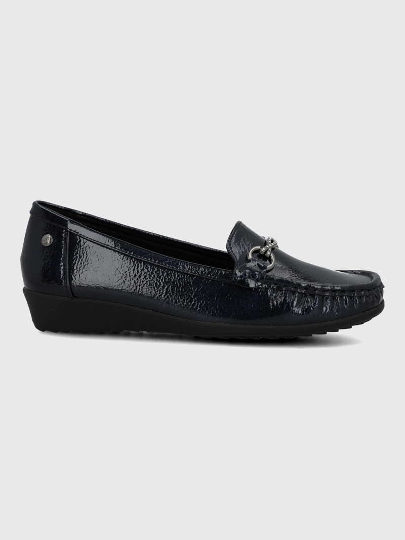 MOCASIN MUJER ANASTASIA AZUL HUSH PUPPIES - 2