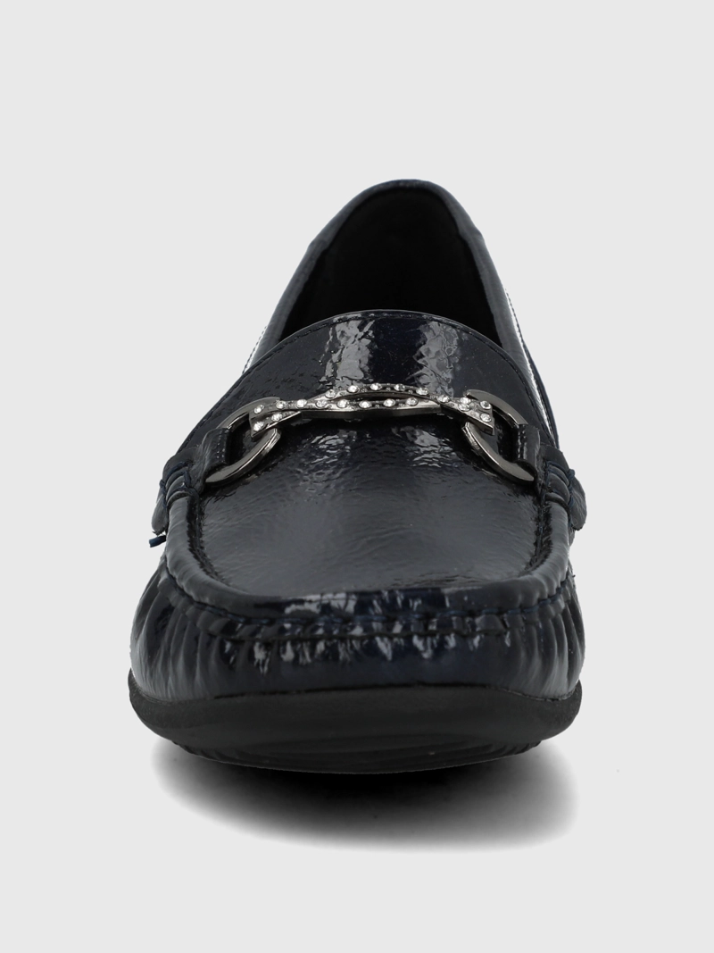 MOCASIN MUJER ANASTASIA AZUL HUSH PUPPIES - 4
