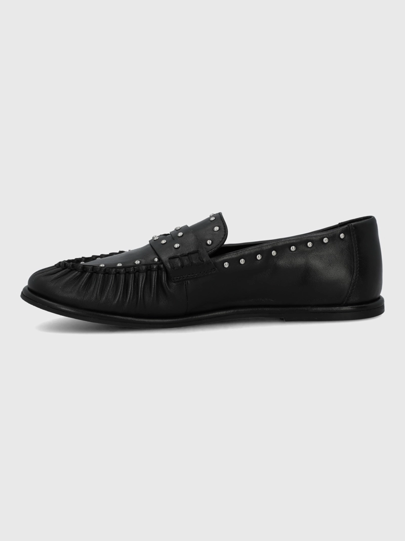 MOCASIN CUERO MUJER NINNA NEGRO HUSH PUPPIES - 5