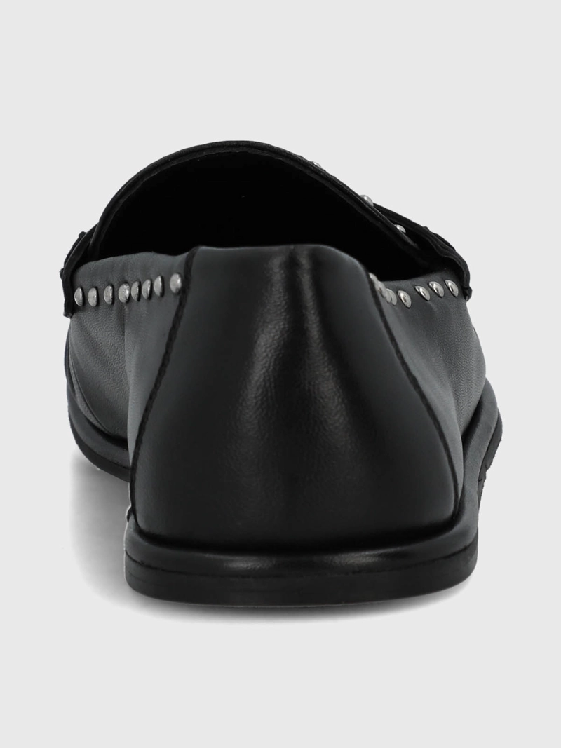 MOCASIN CUERO MUJER NINNA NEGRO HUSH PUPPIES - 7