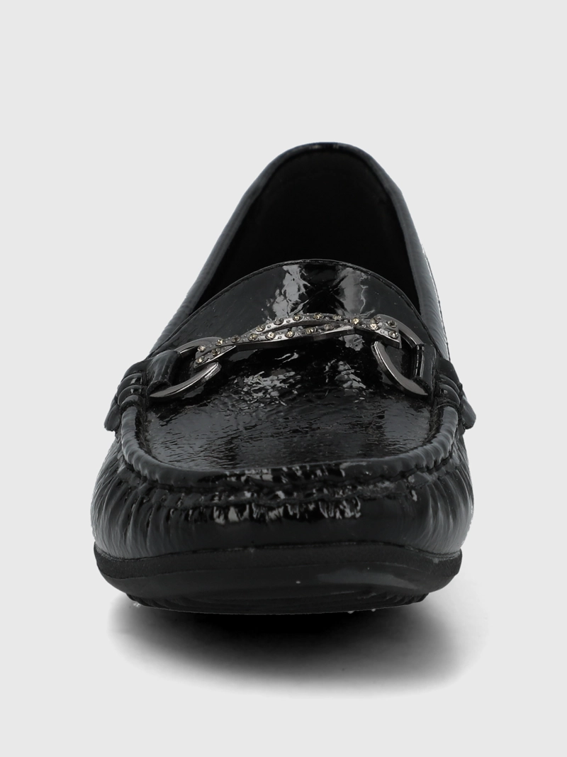 MOCASIN MUJER ANASTASIA NEGRO HUSH PUPPIES - 4