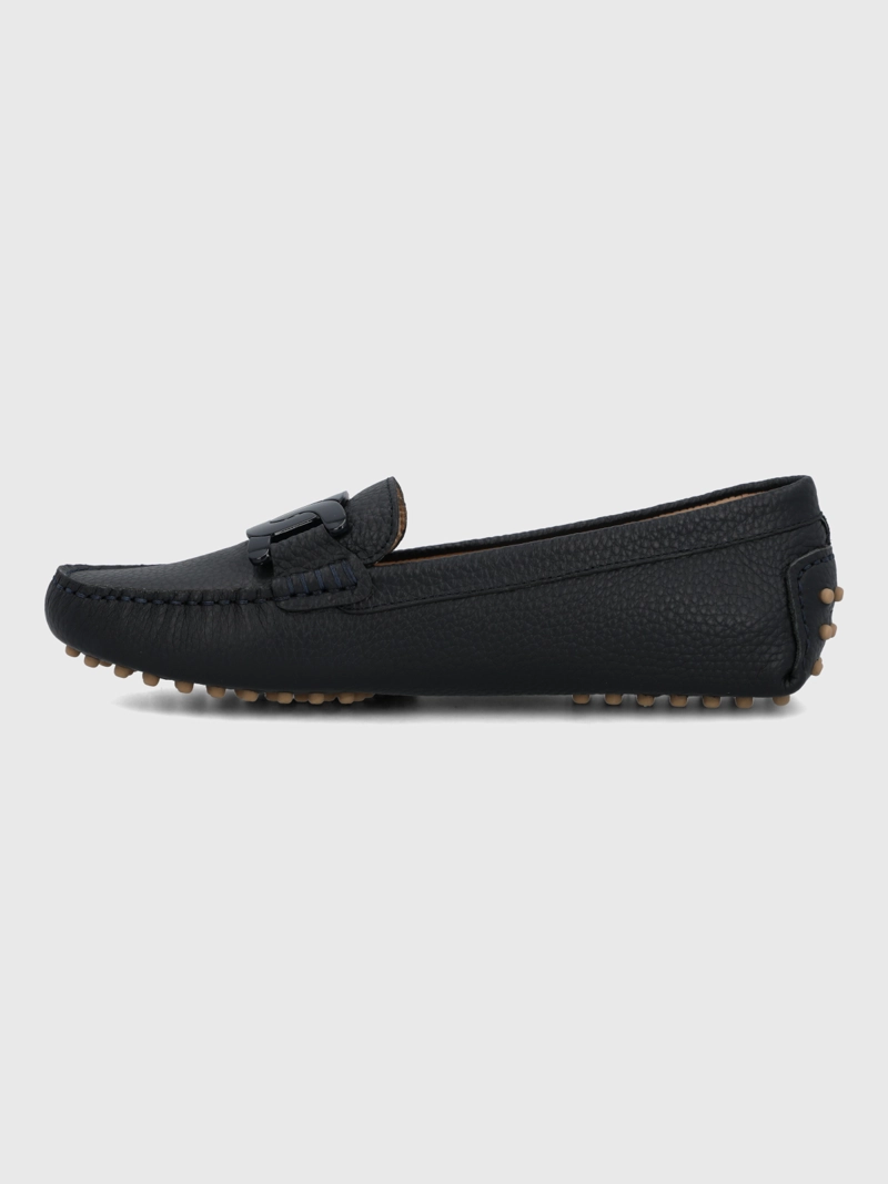 MOCASIN CUERO MUJER SIMONA AZUL HUSH PUPPIES - 5