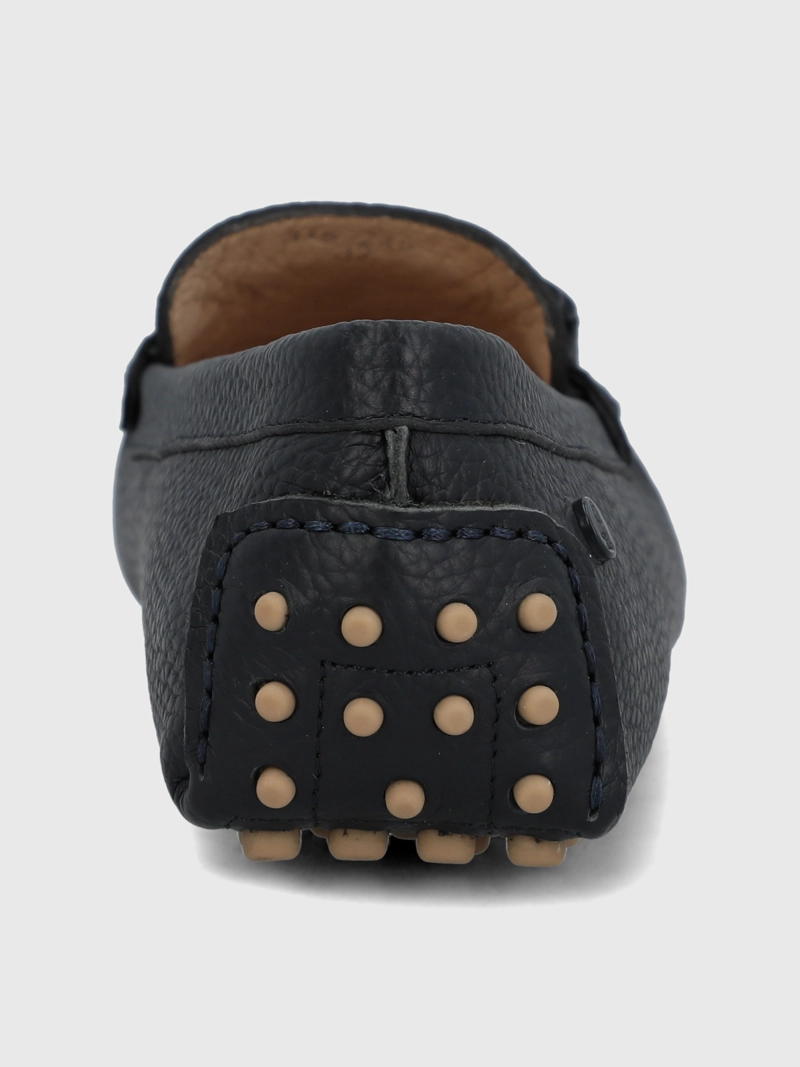 MOCASIN CUERO MUJER SIMONA AZUL HUSH PUPPIES - 7