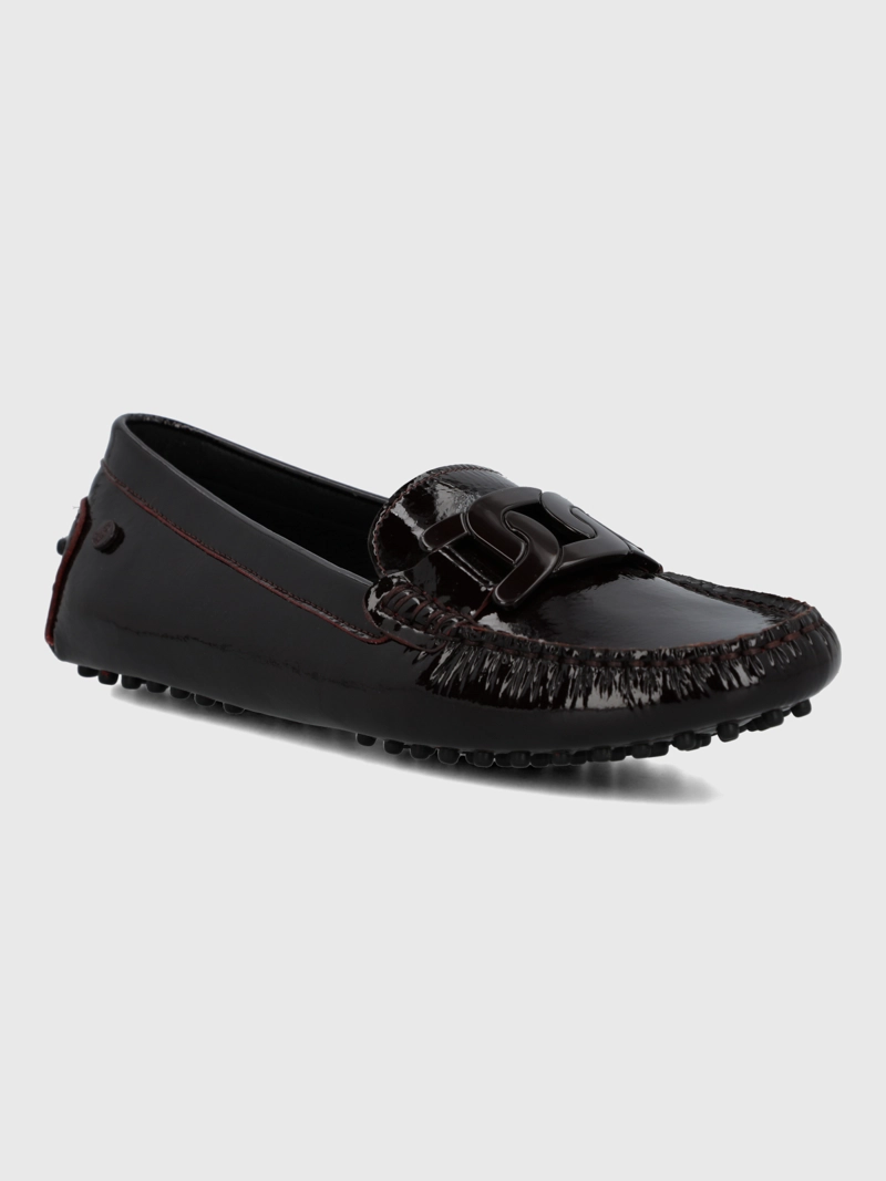 MOCASIN CUERO MUJER SIMONA ROJO HUSH PUPPIES - 1