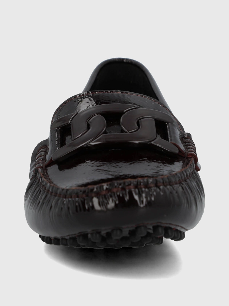 MOCASIN CUERO MUJER SIMONA ROJO HUSH PUPPIES - 4