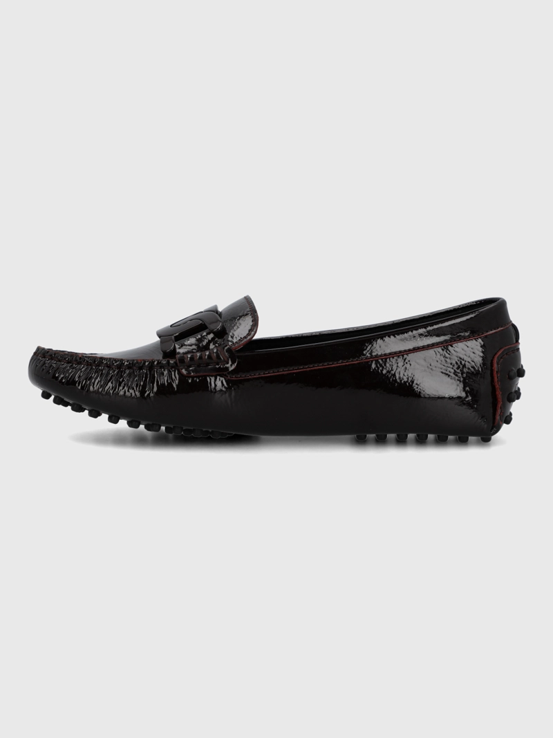 MOCASIN CUERO MUJER SIMONA ROJO HUSH PUPPIES - 5