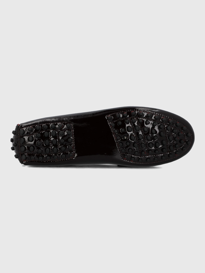 MOCASIN CUERO MUJER SIMONA ROJO HUSH PUPPIES - 8