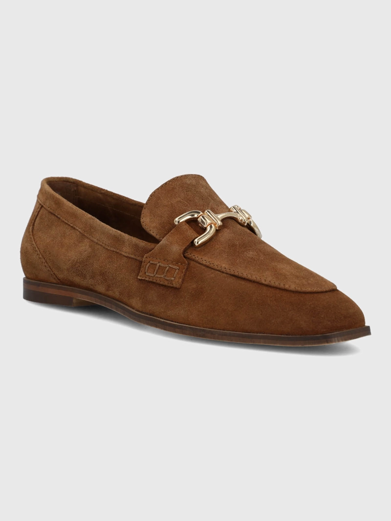 MOCASIN CUERO MUJER BLUME CAFE  HUSH PUPPIES - 1