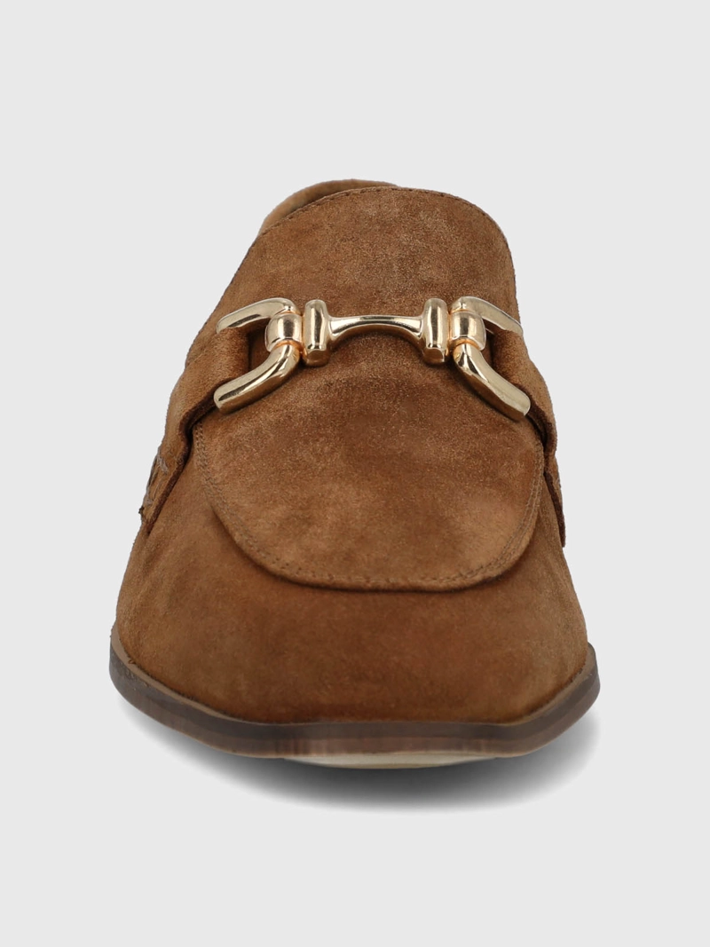 MOCASIN CUERO MUJER BLUME CAFE  HUSH PUPPIES - 4
