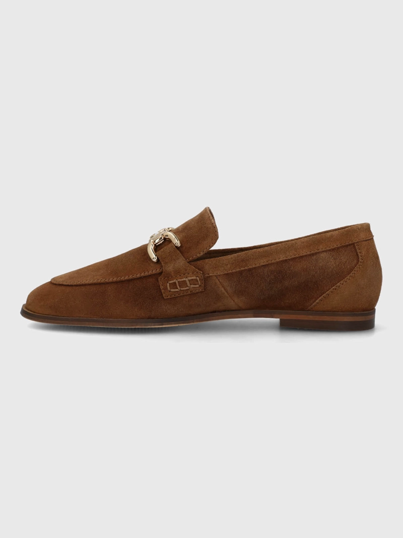 MOCASIN CUERO MUJER BLUME CAFE  HUSH PUPPIES - 5