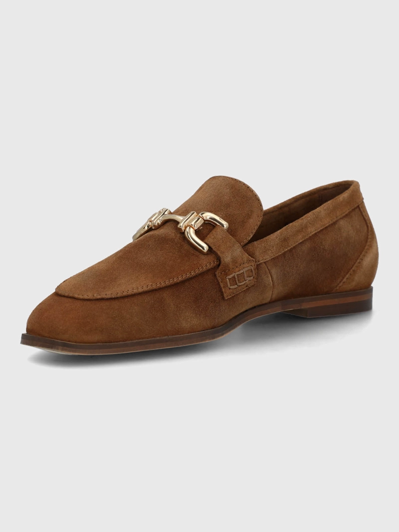 MOCASIN CUERO MUJER BLUME CAFE  HUSH PUPPIES - 6