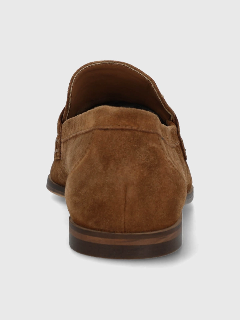 MOCASIN CUERO MUJER BLUME CAFE  HUSH PUPPIES - 7