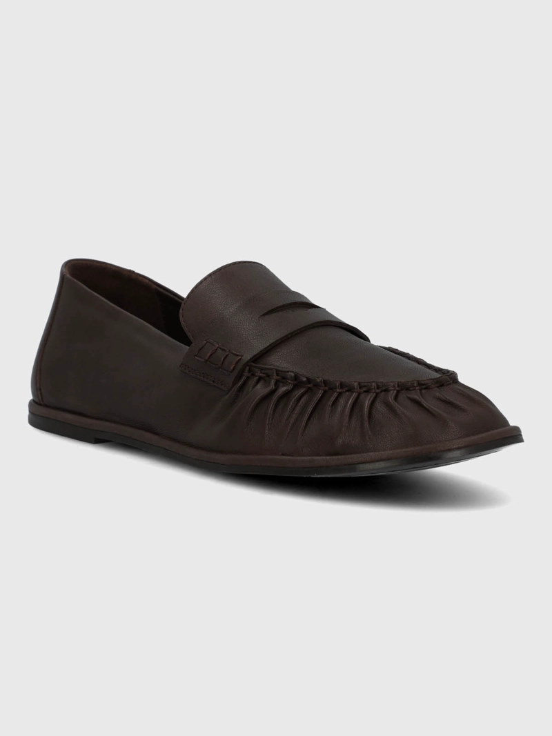 MOCASIN CUERO MUJER NINNA CAFE  HUSH PUPPIES - 1