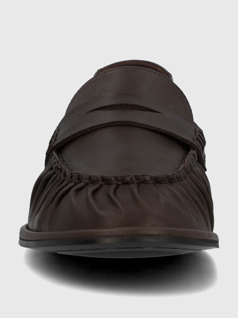 MOCASIN CUERO MUJER NINNA CAFE  HUSH PUPPIES - 4