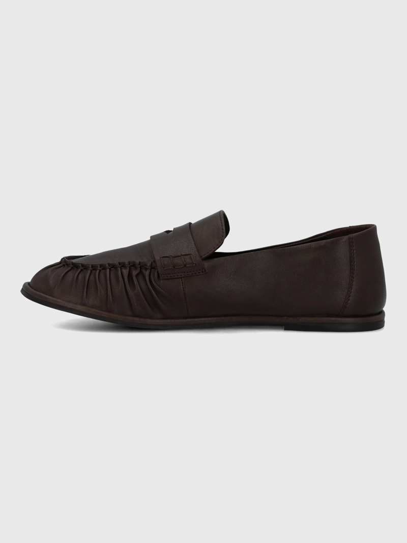 MOCASIN CUERO MUJER NINNA CAFE  HUSH PUPPIES - 5