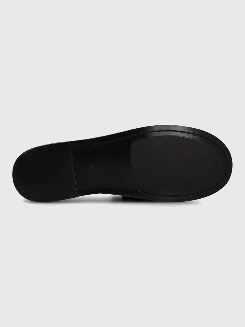 MOCASIN CUERO MUJER NINNA CAFE  HUSH PUPPIES - 8