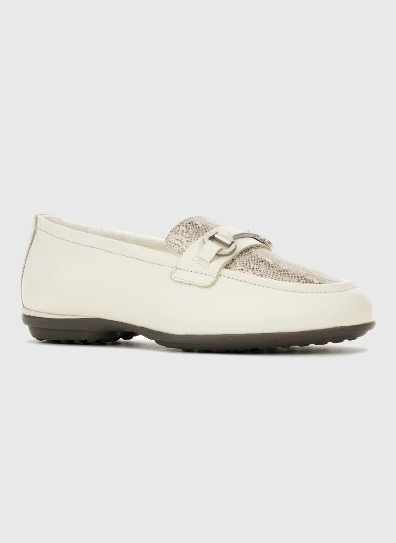 MOCASIN CUERO MUJER ALICEBIT LOAFER BLANCO HUSH PUPPIES - 1
