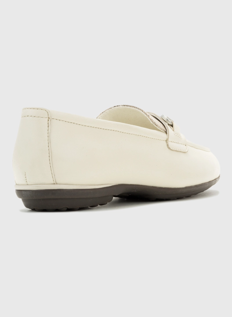 MOCASIN CUERO MUJER ALICEBIT LOAFER BLANCO HUSH PUPPIES - 4