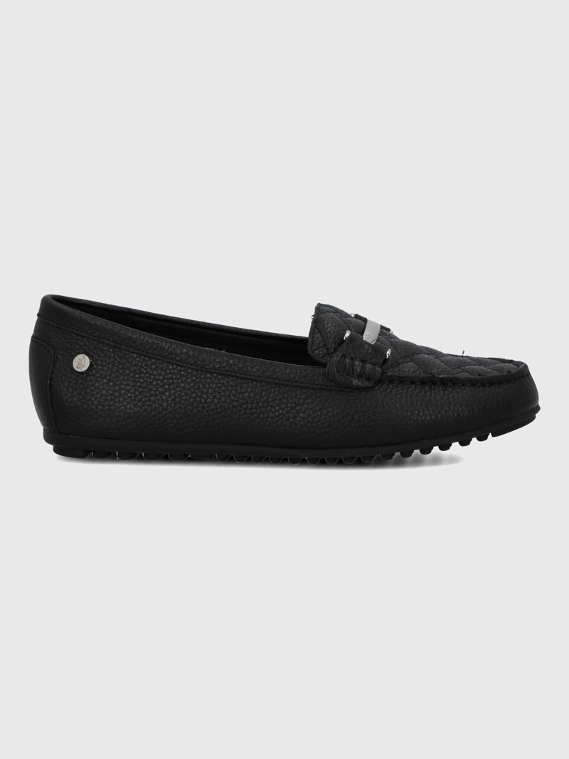 MOCASIN CUERO MUJER SILVIA NEGRO HUSH PUPPIES - 2
