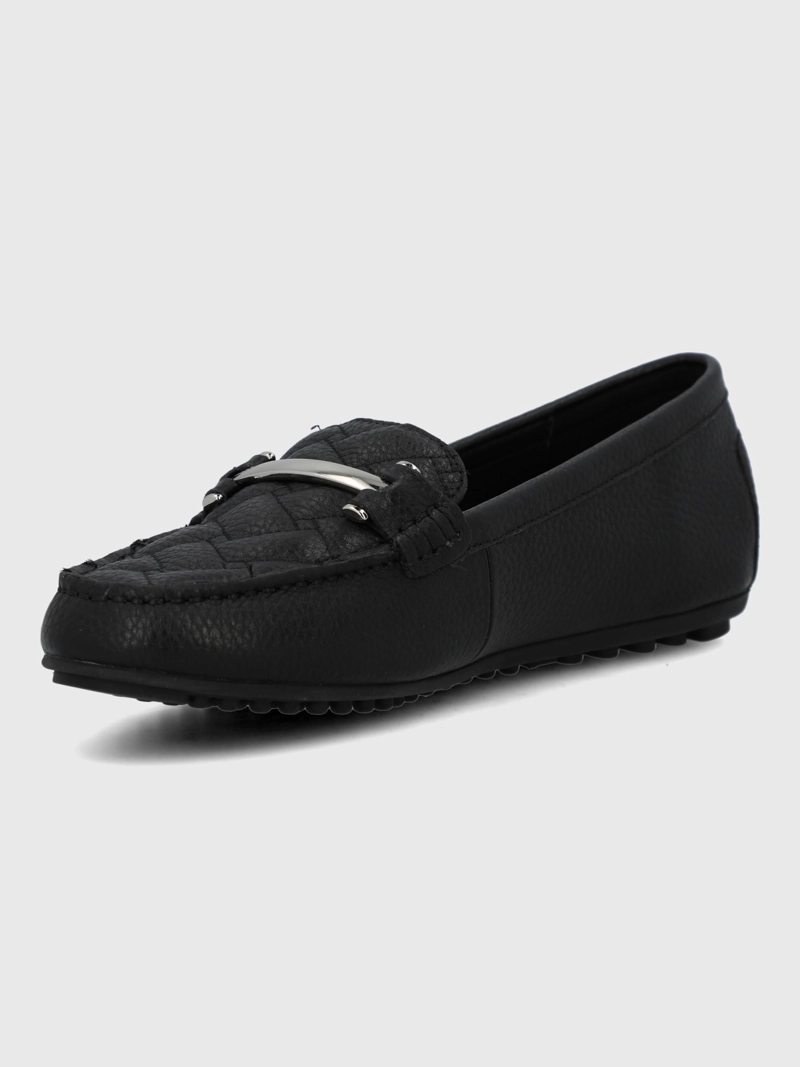 MOCASIN CUERO MUJER SILVIA NEGRO HUSH PUPPIES - 6