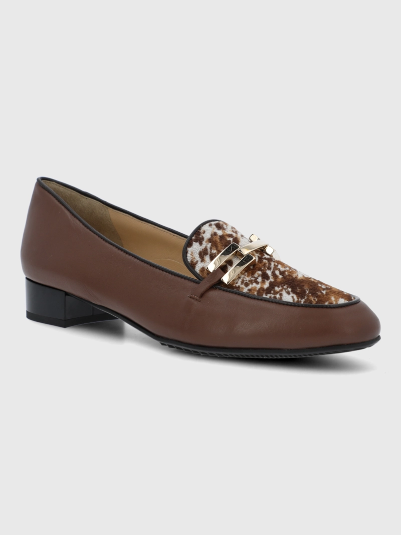 MOCASIN BRUNATE CUERO MUJER BOSCA CAFE  HUSH PUPPIES - 1