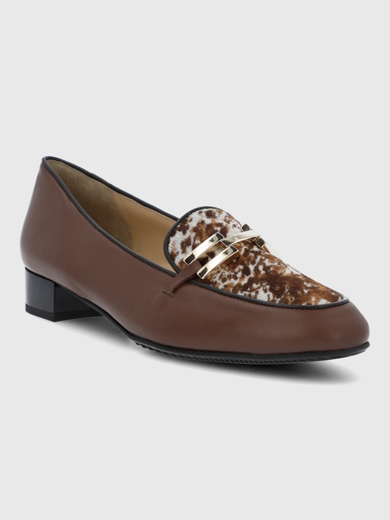 MOCASIN BRUNATE CUERO MUJER BOSCA CAFE  HUSH PUPPIES - 2