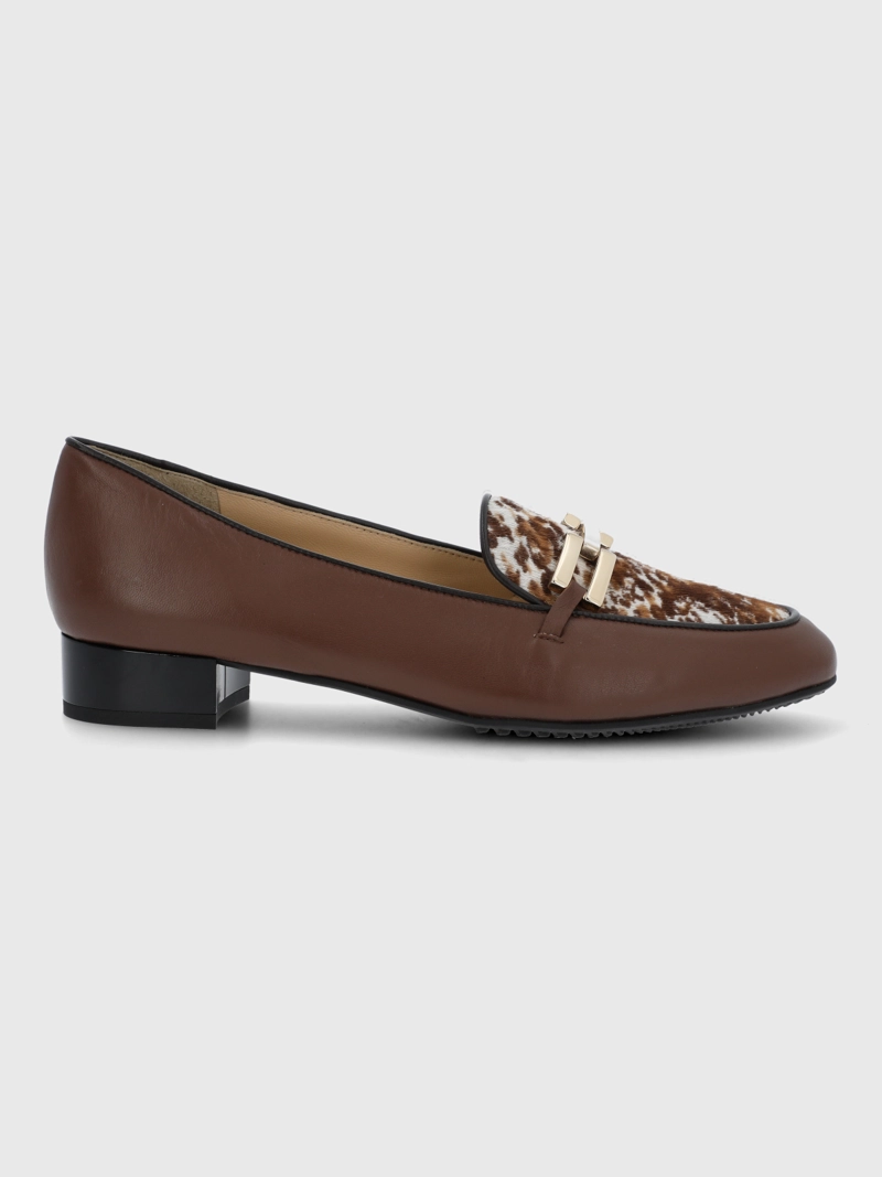 MOCASIN BRUNATE CUERO MUJER BOSCA CAFE  HUSH PUPPIES - 4