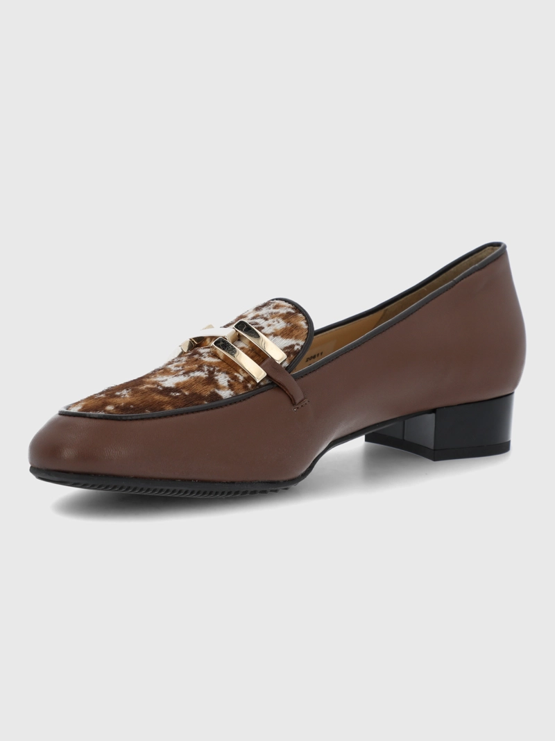 MOCASIN BRUNATE CUERO MUJER BOSCA CAFE  HUSH PUPPIES - 6