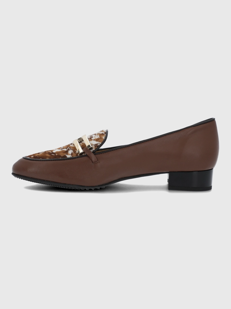 MOCASIN BRUNATE CUERO MUJER BOSCA CAFE  HUSH PUPPIES - 7