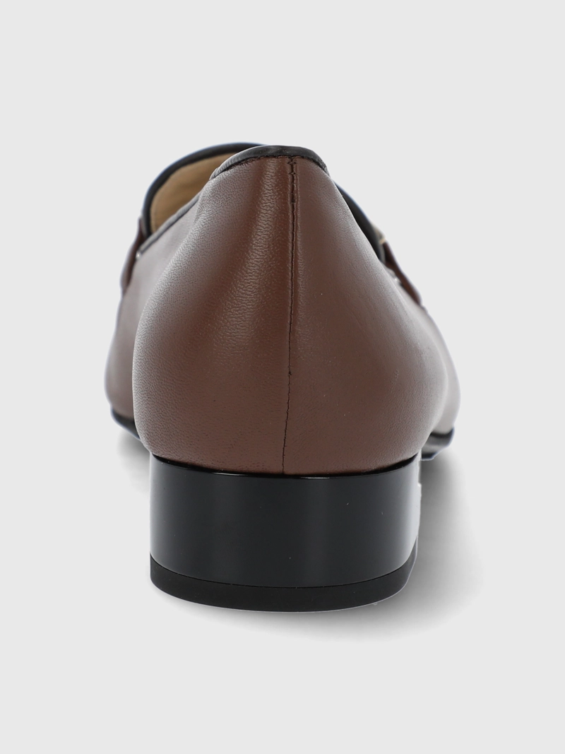 MOCASIN BRUNATE CUERO MUJER BOSCA CAFE  HUSH PUPPIES - 8