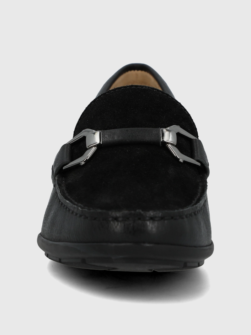 MOCASIN CUERO MUJER NATALIA NEGRO HUSH PUPPIES - 4