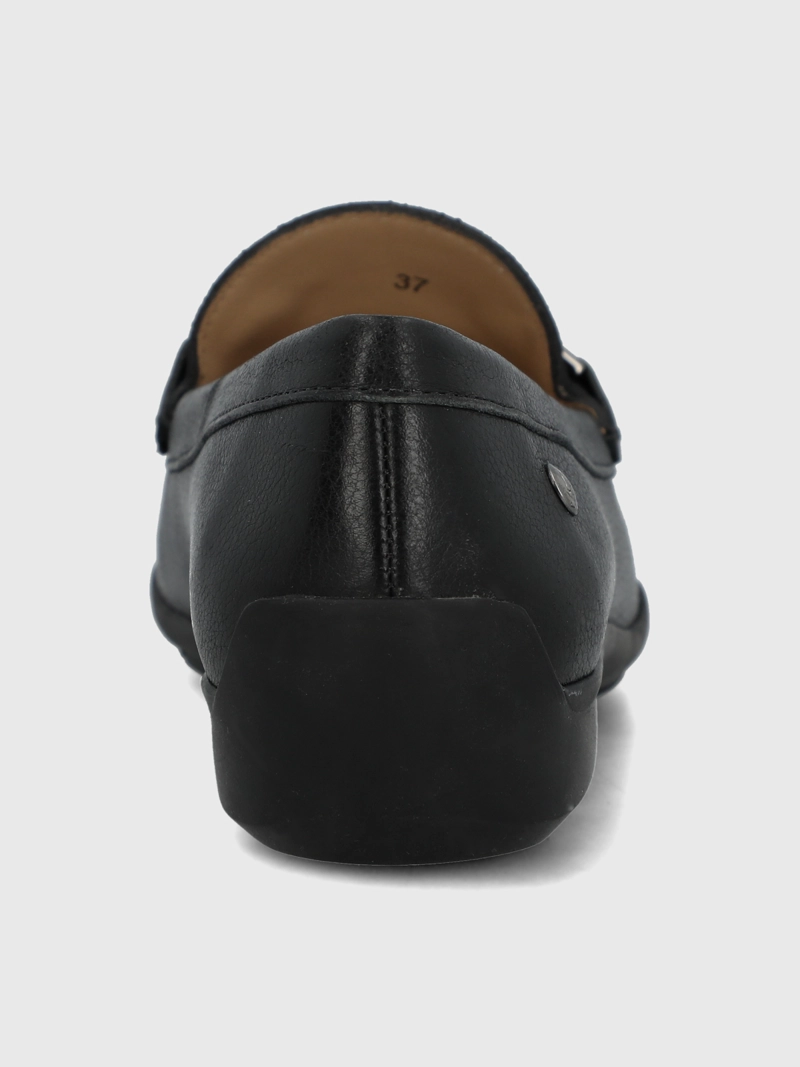 MOCASIN CUERO MUJER NATALIA NEGRO HUSH PUPPIES - 7