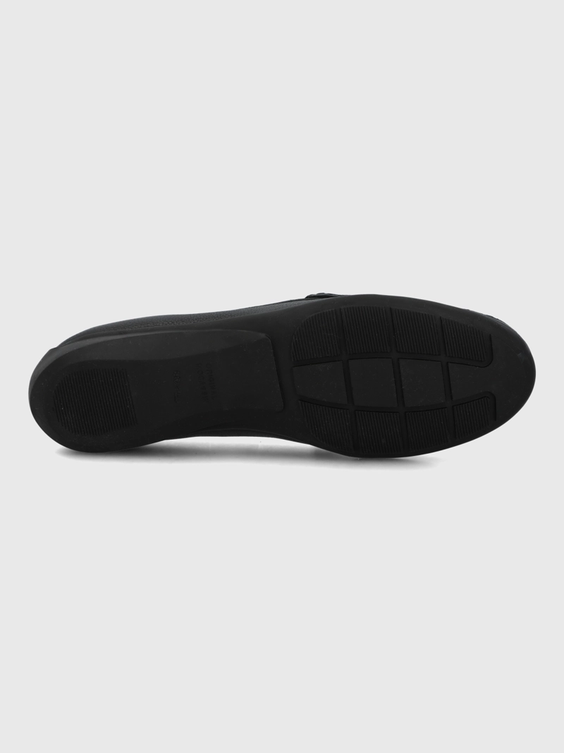 MOCASIN CUERO MUJER NATALIA NEGRO HUSH PUPPIES - 8