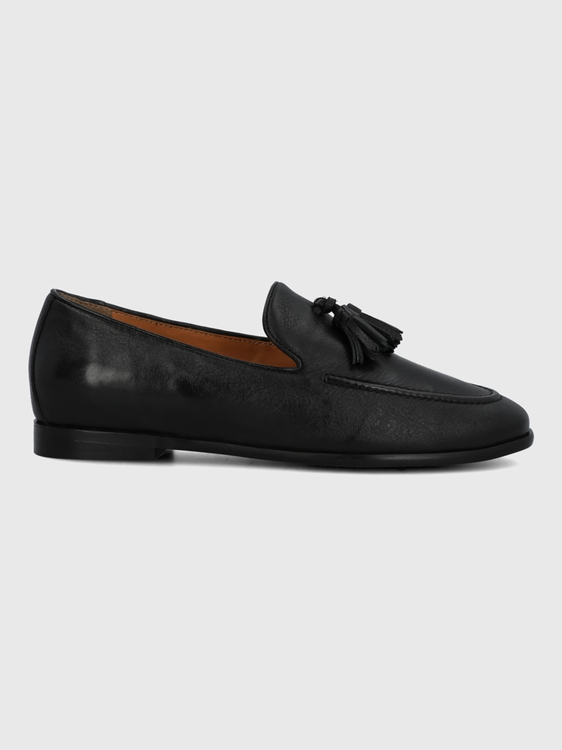 MOCASIN CUERO MUJER SWART NEGRO HUSH PUPPIES - 2