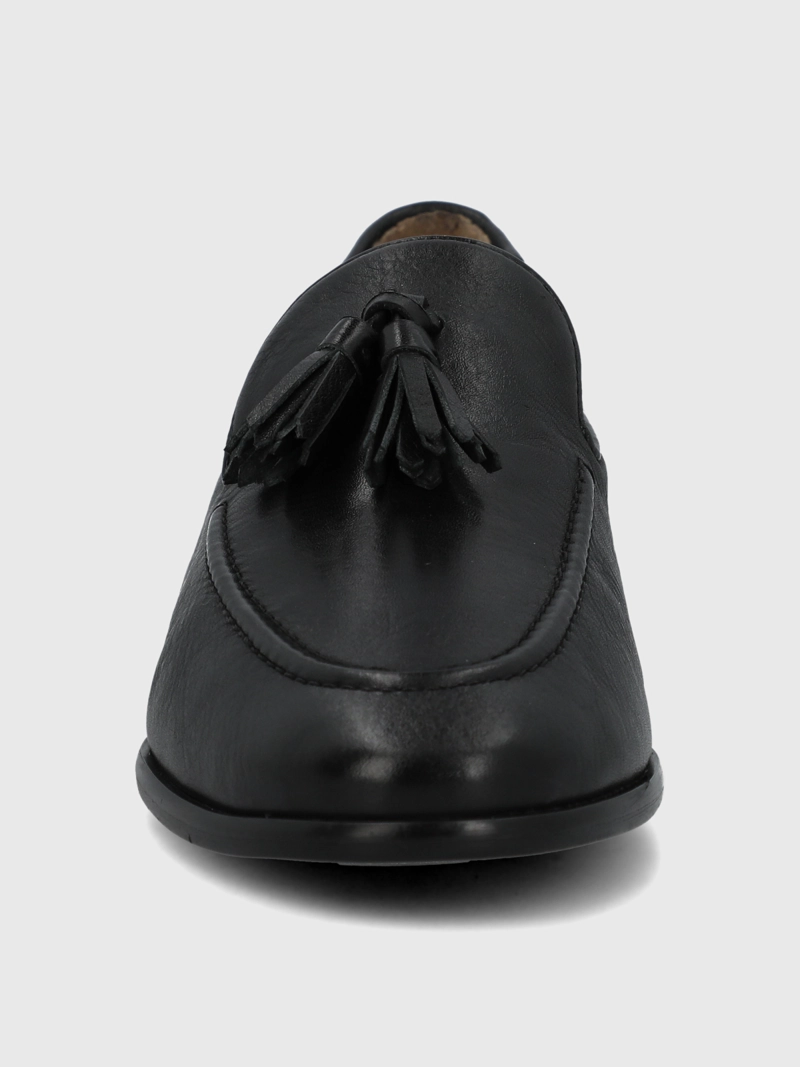 MOCASIN CUERO MUJER SWART NEGRO HUSH PUPPIES - 4