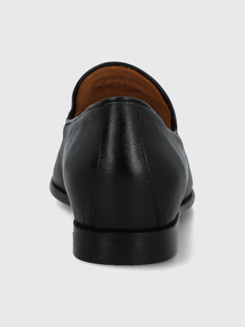 MOCASIN CUERO MUJER SWART NEGRO HUSH PUPPIES - 7