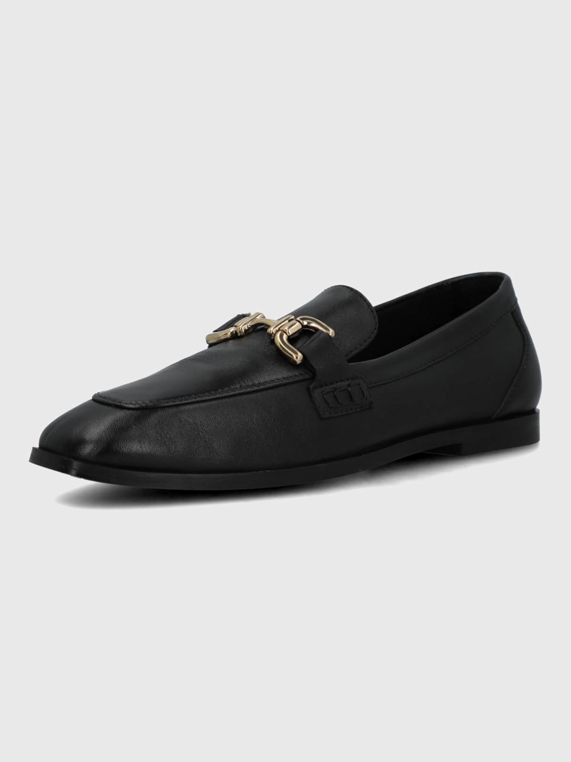 MOCASIN CUERO MUJER BLUME NEGRO HUSH PUPPIES - 5