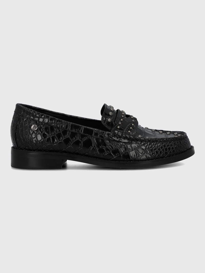 MOCASIN CUERO MUJER CROTA NEGRO HUSH PUPPIES - 2