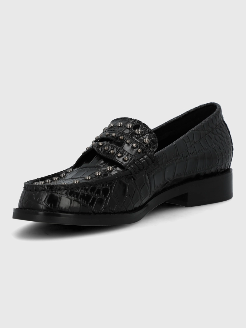 MOCASIN CUERO MUJER CROTA NEGRO HUSH PUPPIES - 5